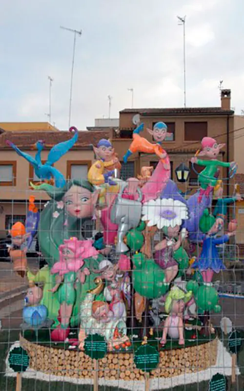 Primer premi infantil Federació Junta Fallera de Sagunt. 2016. Plaça Rodrigo